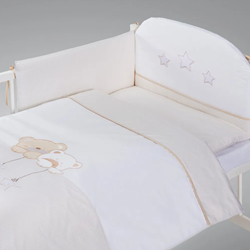 Slika od 5-dijelna posteljina Medo star-bež