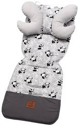 Slika od VELVET umetak za kolica + jastuk leptir Infantilo Panda