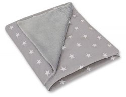 Slika od Dvostrana deka - siva s bijelim zvijezdicama